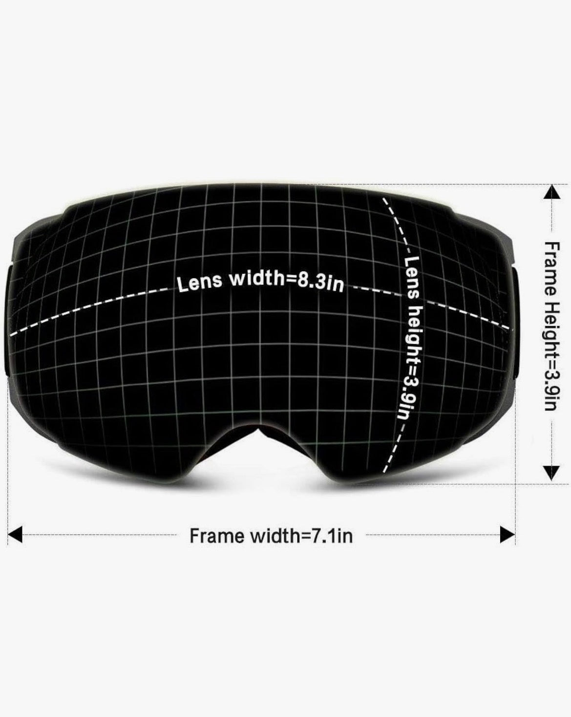 FrostLux goggles on slopes